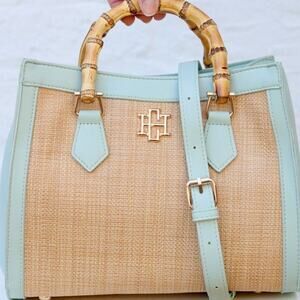 Kennedy Mini Tote — Natural Mint